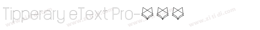 Tipperary eText Pro字体转换